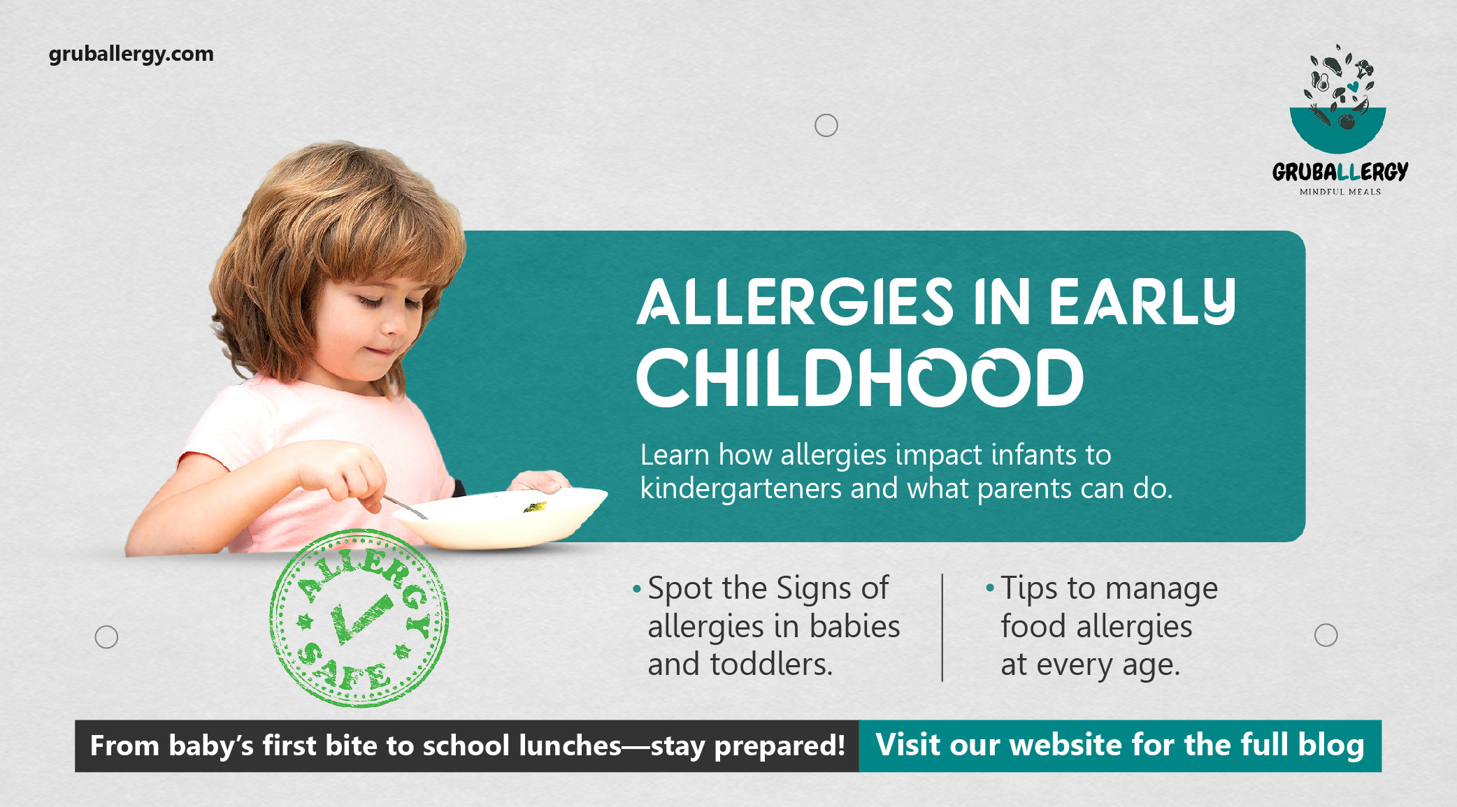 Managing Food Allergies in Infants to Kindergarteners